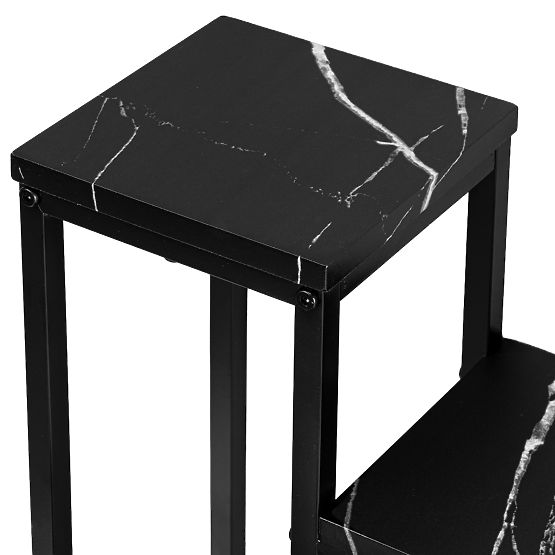 Mogren Black Marble Plant Stand