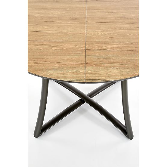 MORETTI Extendable Table Top - Golden Oak / Grey, Legs - Anthracite