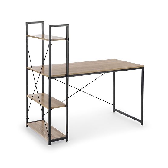 NARVIK B1 Desk - Sonoma Oak/Black