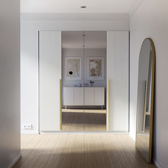 Neroli Wardrobe Door, 45.6 cm, Mirror