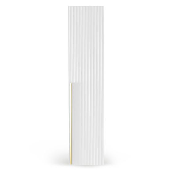 Neroli Wardrobe Door, 45.6 cm, Simple Grooves, White