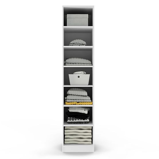 Neroli Wardrobe Frame/Interior with Shelves 45.6 cm, White