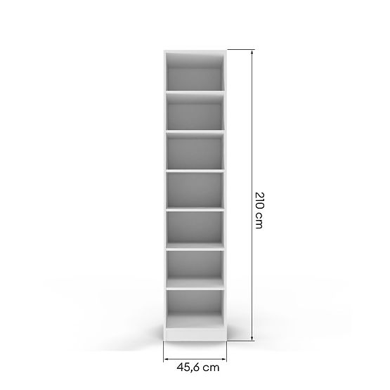 Neroli Wardrobe Frame/Interior with Shelves 45.6 cm, White