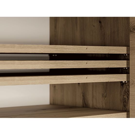 Nevio shoe cabinet - artisan oak