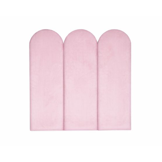 Upholstered Panel Oblouček - Powder Pink