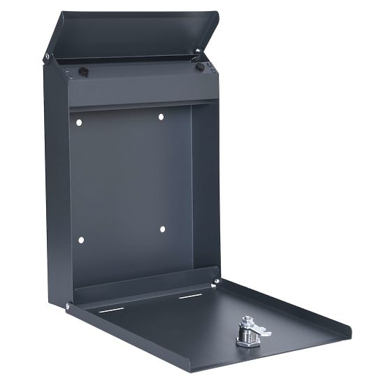 Odvin Anthracite Letter Mailbox