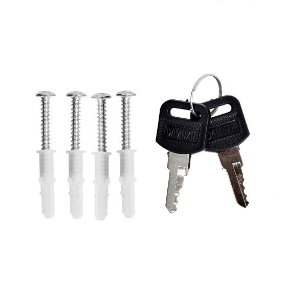 Odvin Black Mailbox for Letters