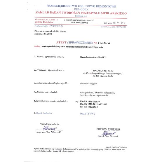 Office Chair HASEL - Black and Gray