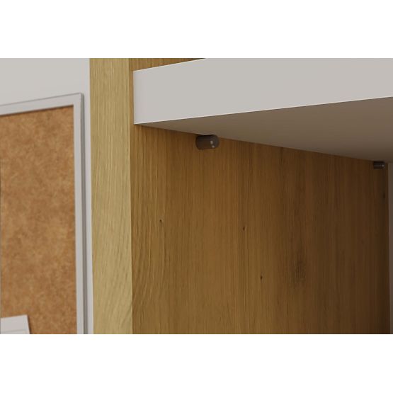 Onyx R80 Shelf ARTISAN OAK WHITE