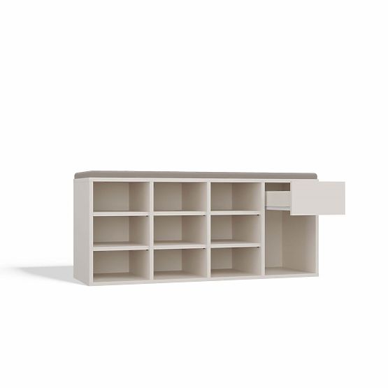 Open Shoe Cabinet TALLIN CASHMERE BEIGE for Hallway