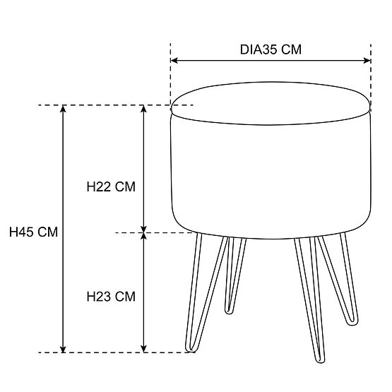 OPENING POUF LILI GRAPHITE