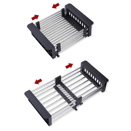 ORDOS Black Sink Basket Drainer