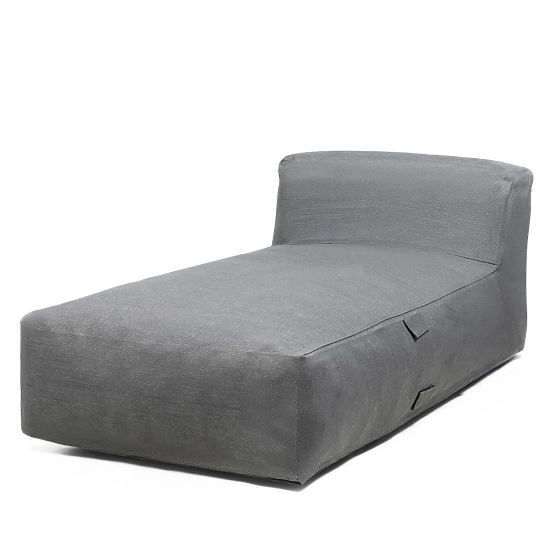 Ottoman for Vacuum Garden Corner Set with Cover, Gray