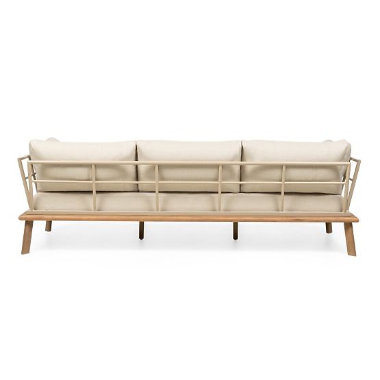 Penne Garden Furniture Set, Eucalyptus Wood FSC, Aluminum, Beige