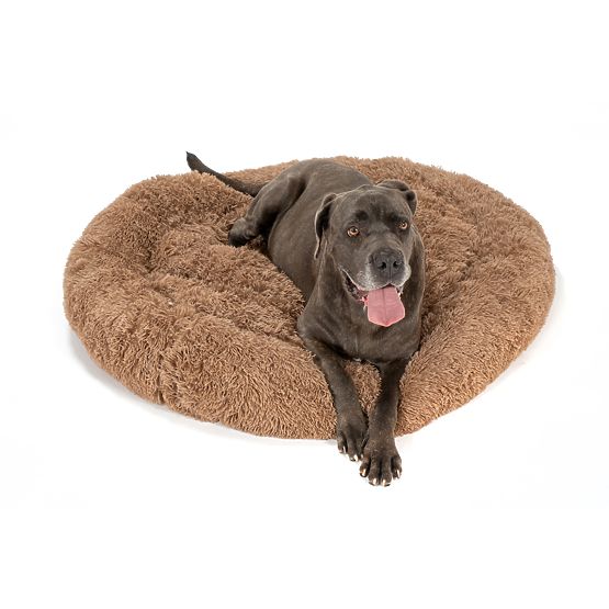 PET BED FOR DOG CAT PJ-011 BROWN L