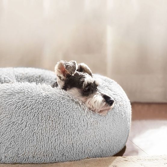 PET BED FOR DOG CAT PJ-015 LIGHT GRAY XL