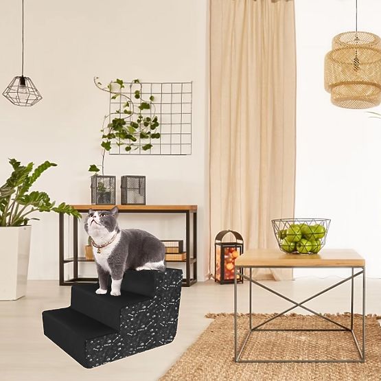 PET STAIRS 342533A BLACK/PRINT