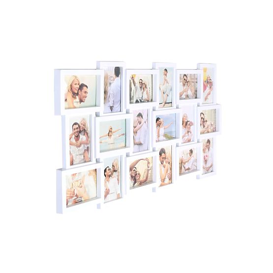 Photo Frame for 18 Photos Morka White