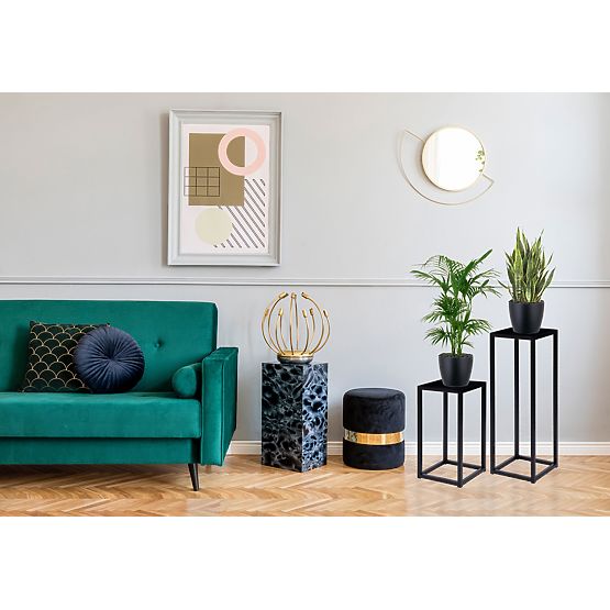Piatto Loft Flower Stand 40 cm Black