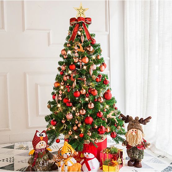 PINK CHRISTMAS BALLS 34 PCS SYSD1688-026
