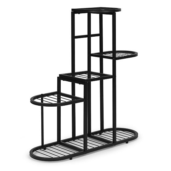 Plant Stand, 5 Levels, Black, ModernHome