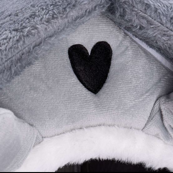 Plush Cat House JASPER Grey