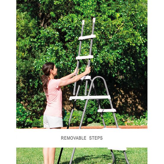 Pool Ladder 122 cm Non-Slip Steps INTEX 28076
