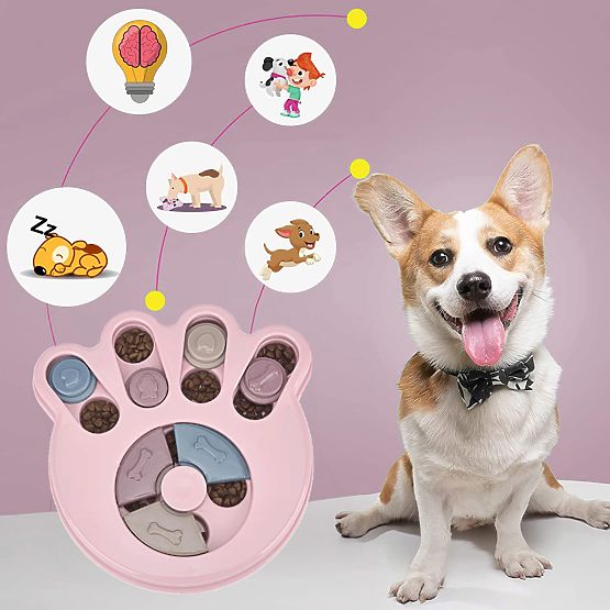 Puzzle Game Toy for Dogs and Cats Brady Pink
