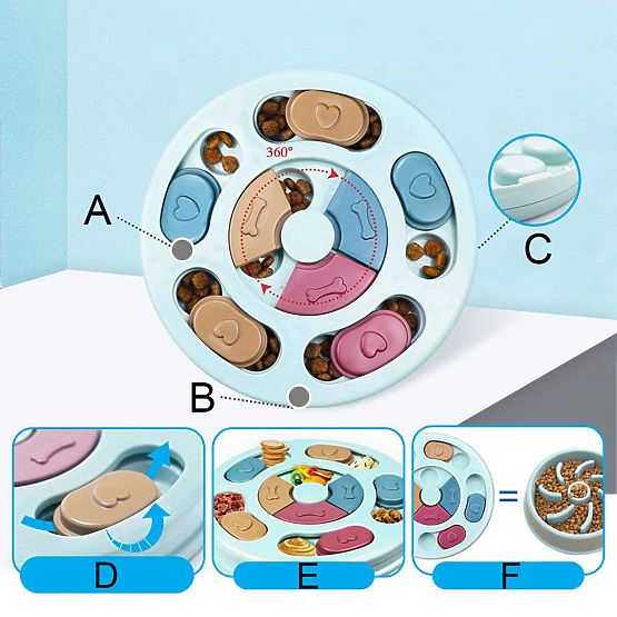 Puzzle Toy for Dogs and Cats Pluto Marine