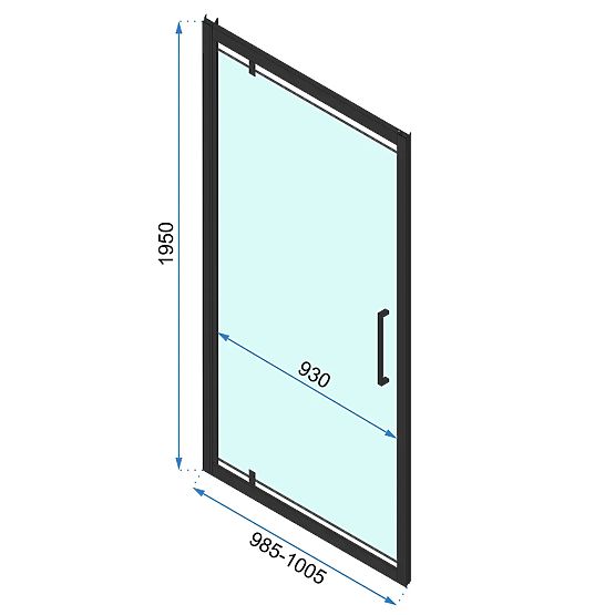 Rapid Swing Shower Doors 100