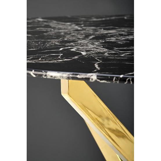 RAYMOND 2 Table, Top - Black Marble, Legs - Gold (2p=1pc)