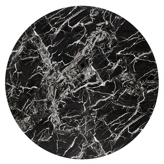 RAYMOND 2 Table, Top - Black Marble, Legs - Gold (2p=1pc)