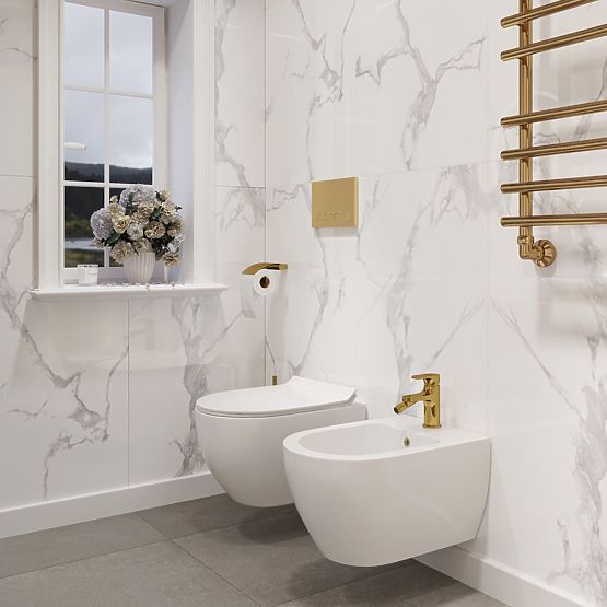 Rea Carter N2 Rimless Wall-Hung Toilet Bowl