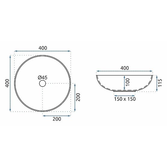 Rea Kioto Furniture Washbasin