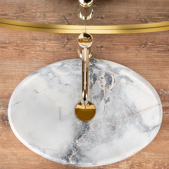 Rea Linda Granite Matte Furniture Washbasin