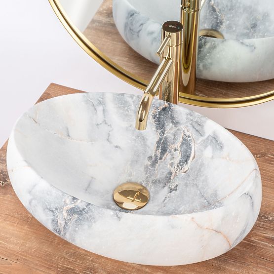 Rea Linda Granite Matte Furniture Washbasin
