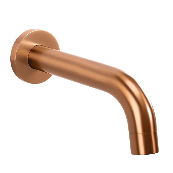 Rea Lungo Concealed Bath and Shower Set Brushed Copper