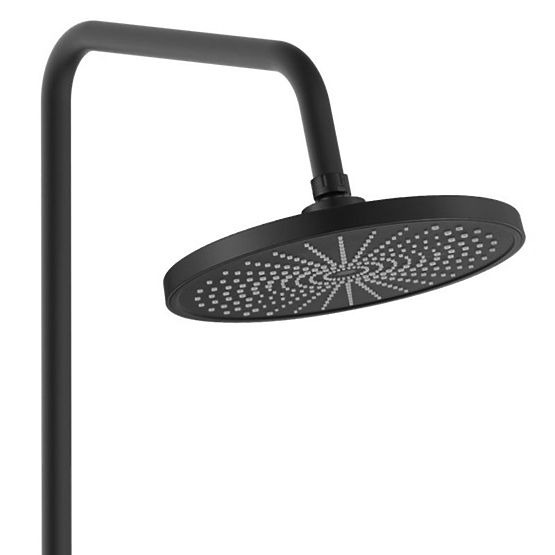 REA Marco Black Shower Set