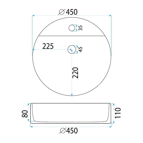REA Ronda Furniture Washbasin
