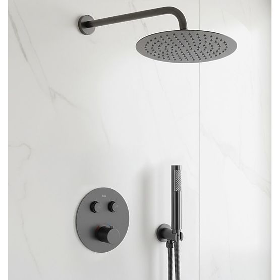 Recessed Shower Set with Thermostat Rea Lungo Titan + BOX