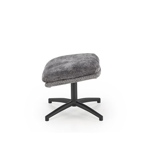 Recliner Chair DARIO with Footrest and Rocking Function, Gray (1p=1pc)