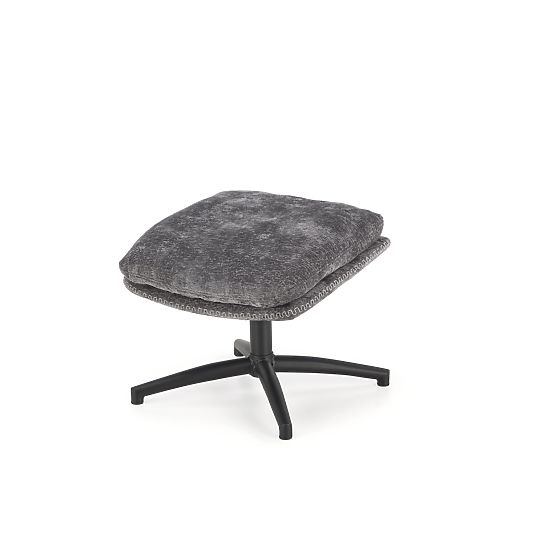 Recliner Chair DARIO with Footrest and Rocking Function, Gray (1p=1pc)