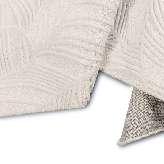 Rectangular Carpet Mona Tufted, Wool, Cream, Leaves, Carpet Size: 190x290