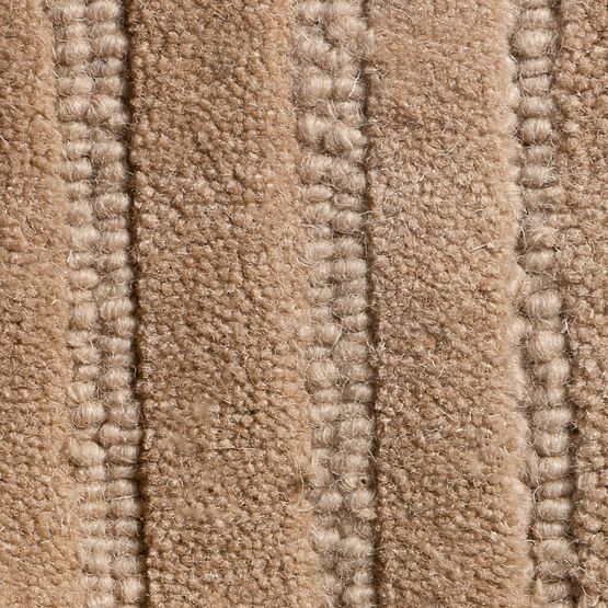 Rectangular Isla Rug, Arches, Tufted, Wool, Dark Beige, Rug Size: 190x290