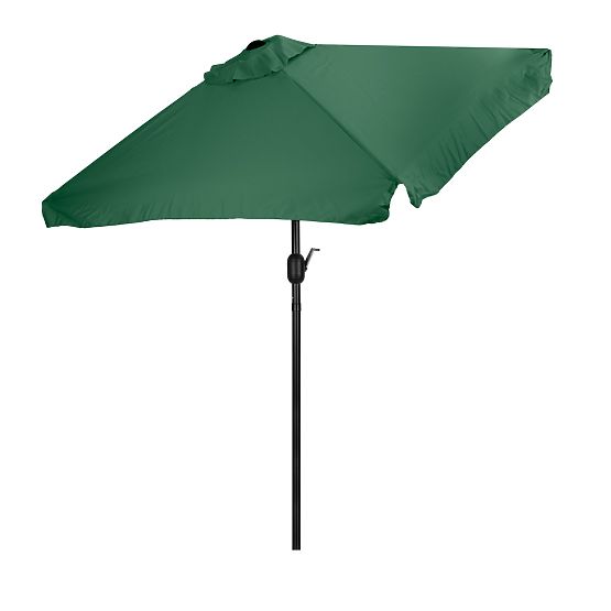 Rectangular Large Garden Tilt Parasol with Green Crank 200 x 140 cm