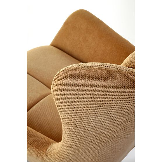 Relaxation armchair BYRON - mustard