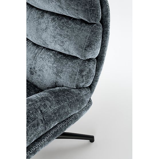 Relaxation Chair DARIO with Footrest and Rocking Function, Blue (1p=1pc)
