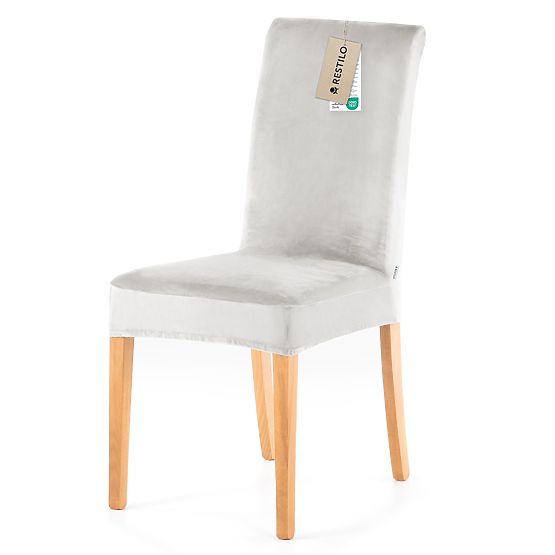 RESTILO SENTO Sofa Cover in Smooth Gray Classic Style