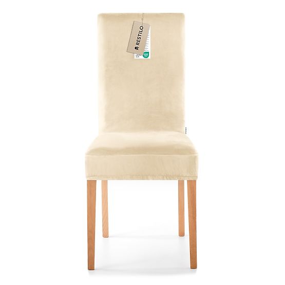 RESTILO Sofa Cover SENTO Light Beige Smooth Classic Style