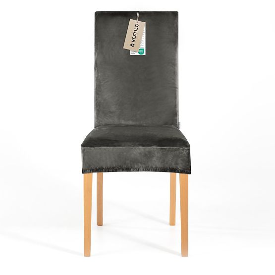 RESTILO Sofa Cover SENTO Steel Color Smooth Classic Style